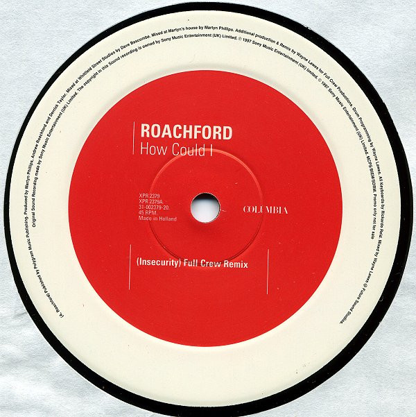 Roachford - How Could I? (Insecurity) - The Attica Blues And Full Crew Remixes_ | Columbia (XPR 2379)