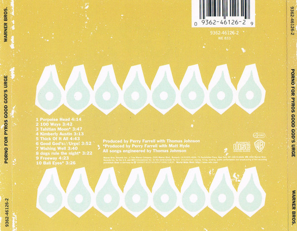 Porno For Pyros - Good God's Urge | Warner Bros. Records (9362-46126-2) - 2