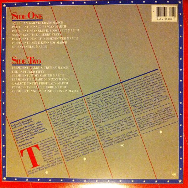 Ervin Litkei - March - America - March: Great American Marches (From Roosevelt To Reagan) | Columbia (PC 38348) - 2