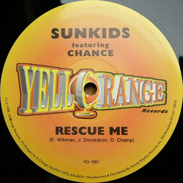 Sunkids Featuring Chance - Rescue Me | Yellorange (YO- 1007)