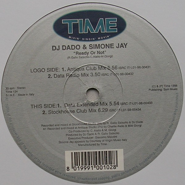 DJ Dado & Simone Jay - Ready Or Not - Part 1 | TIME (TIME 134) - 4 DJ Dado & Simone Jay - Ready Or Not - Part 1 | TIME (TIME 134) - 4