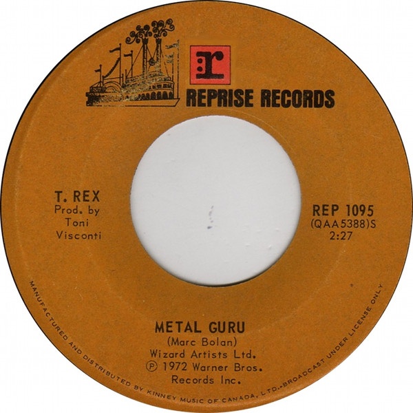 T. Rex - Metal Guru | Reprise Records (REP 1095) - main