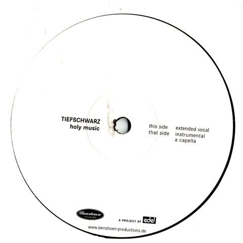 Tiefschwarz - Holy Music | Benztown Records (B928342-01) - main