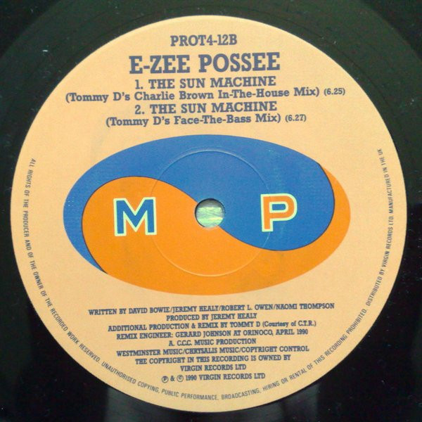 E-Zee Possee - The Sun Machine | Virgin (613 396) - 4 E-Zee Possee - The Sun Machine | Virgin (613 396) - 4