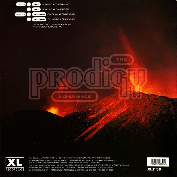 The Prodigy - Fire • Jericho | XL Recordings (XLT 30) - 3 The Prodigy - Fire • Jericho | XL Recordings (XLT 30) - 3
