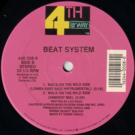 Beat System - Walk On The Wild Side | 4th & Broadway (440 508-0) - 3 Beat System - Walk On The Wild Side | 4th & Broadway (440 508-0) - 3