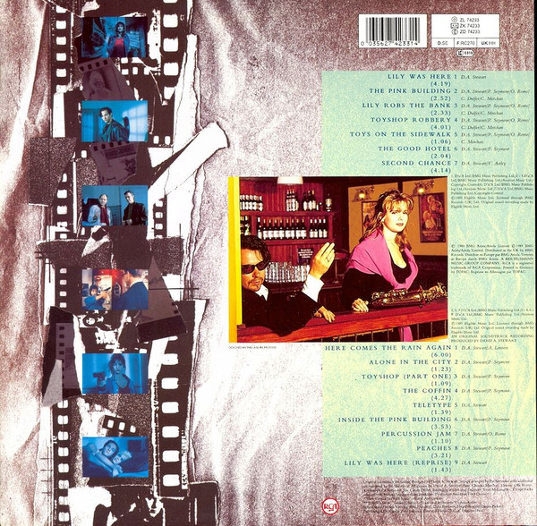 David A. Stewart And Featuring Candy Dulfer - Lily Was Here | RCA (ZL 74233) - 2