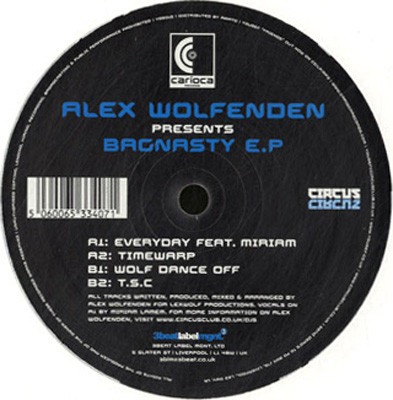 Alex Wolfenden - Bagnasty E.P. | Carioca Records (YOS 012)