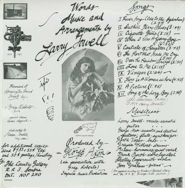Larry Towell - Feathers And Bones | Country Gallery Records (WRC9-997) - 2 Larry Towell - Feathers And Bones | Country Gallery Records (WRC9-997) - 2