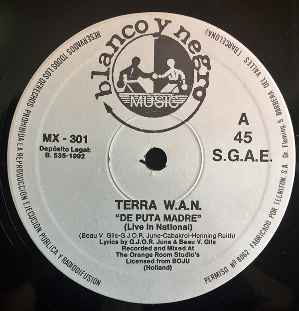 Terra W.A.N. - De Puta Madre | Blanco Y Negro (MX 301) - 3