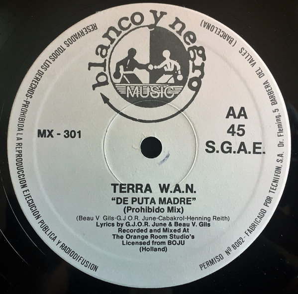 Terra W.A.N. - De Puta Madre | Blanco Y Negro (MX 301) - 4