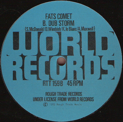Fats Comet - Stormy Weather | Rough Trade (RTT 159) - 4