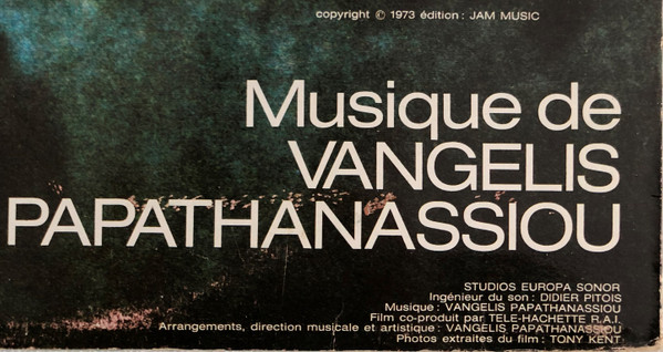 Vangelis - L'Apocalypse Des Animaux | Polydor (2489 113) - 8