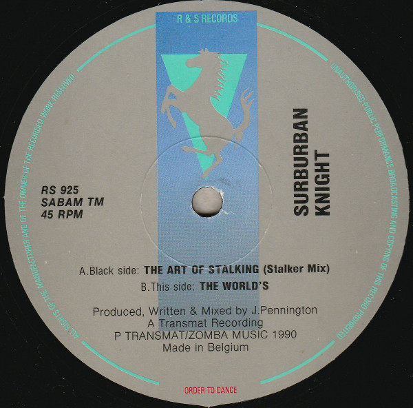 Suburban Knight - The Art Of Stalking | R & S Records (RS 925) - 3