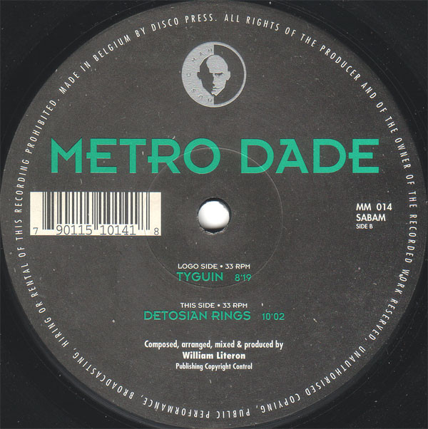 Metro Dade - Tyguin / Detosian Rings | Music Man Records (MM 014)