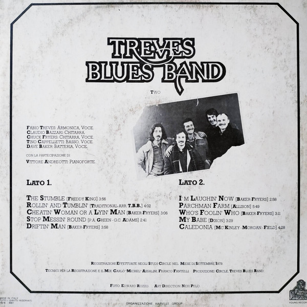 Treves Blues Band - Two | Young Records (YN/B - 6001) - 2 Treves Blues Band - Two | Young Records (YN/B - 6001) - 2