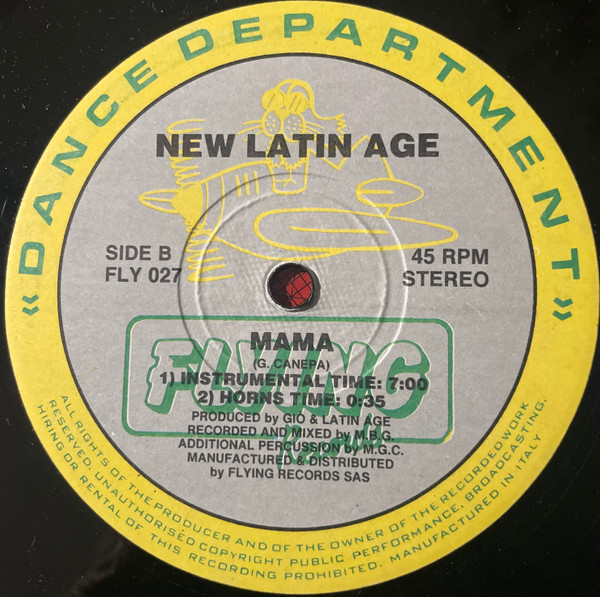 New Latin Age - Mama | Flying Records (FLY 027) - 3 New Latin Age - Mama | Flying Records (FLY 027) - 3