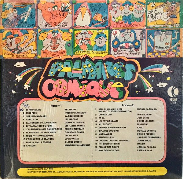 Various - Palmarès Comique [Vinyl] | K-Tel (KF-108) - 2