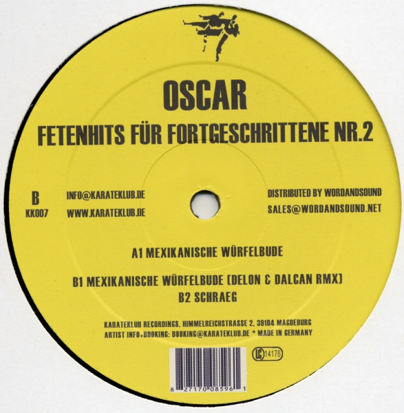 Oscar - Fetenhits Für Fortgeschrittene Nr. 2 | KarateKlub (KK007) - main