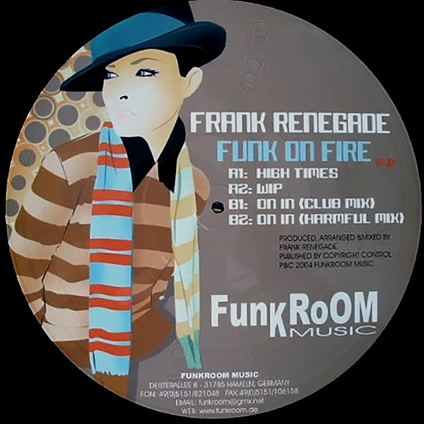Frank Renegade - Funk On Fire EP | Funkroom Music (FRMTEST001) - main Frank Renegade - Funk On Fire EP | Funkroom Music (FRMTEST001) - main