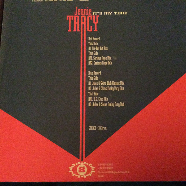 Jeanie Tracy - It's My Time | Pulse-8 Records (12LOSE81DJ) - 2 Jeanie Tracy - It's My Time | Pulse-8 Records (12LOSE81DJ) - 2