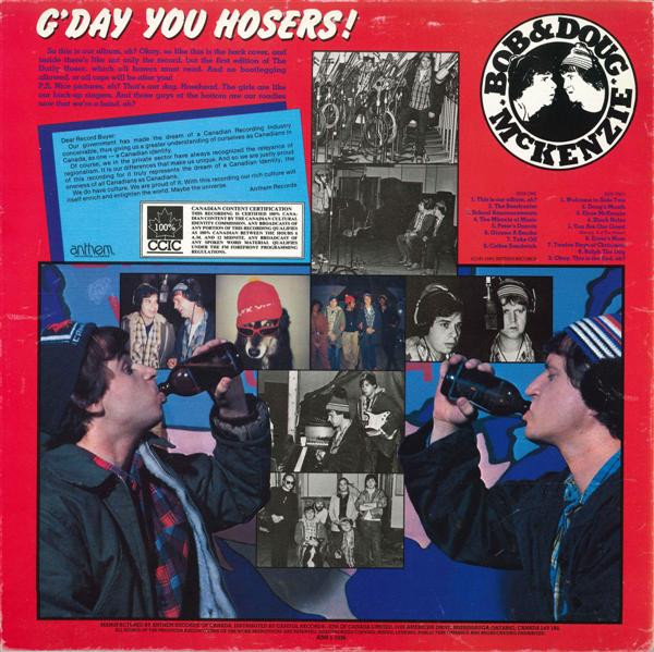 Bob & Doug McKenzie - Great White North | Anthem (ANR-1-1036) - 2 Bob & Doug McKenzie - Great White North | Anthem (ANR-1-1036) - 2