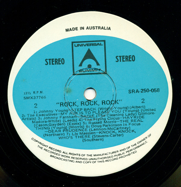 Various - Rock, Rock, Rock | Universal Summit (SRA250 058) - 4 Various - Rock, Rock, Rock | Universal Summit (SRA250 058) - 4