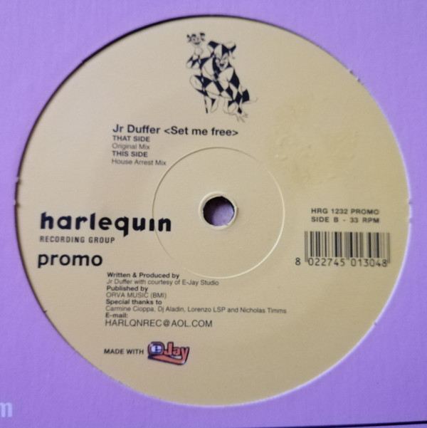 Jr Duffer - Set Me Free | Harlequin Recording Group (HRG 1232) - 2 Jr Duffer - Set Me Free | Harlequin Recording Group (HRG 1232) - 2