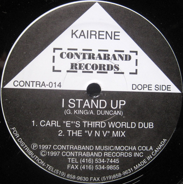 Kairene - I Stand Up | Contraband Records (CONTRA-014) - main