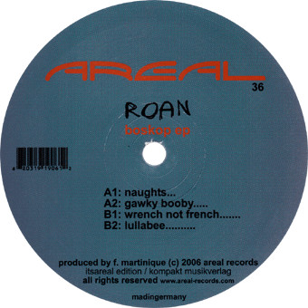 Roan - Boskop EP | Areal Records (Areal036) - main Roan - Boskop EP | Areal Records (Areal036) - main
