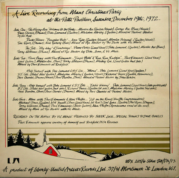 Various - Christmas At The Patti | United Artists Records (UDX 205/6) - 4 Various - Christmas At The Patti | United Artists Records (UDX 205/6) - 4