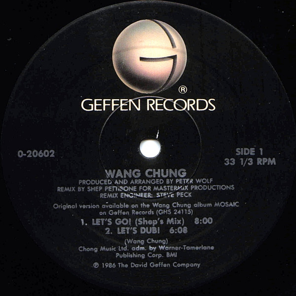 Wang Chung - Let's Go! | Geffen Records (0-20602) - 3