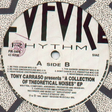 Tony Carrasco - A Collection Of Theoretical Noises EP | Future Rhythm (FR 080) - main