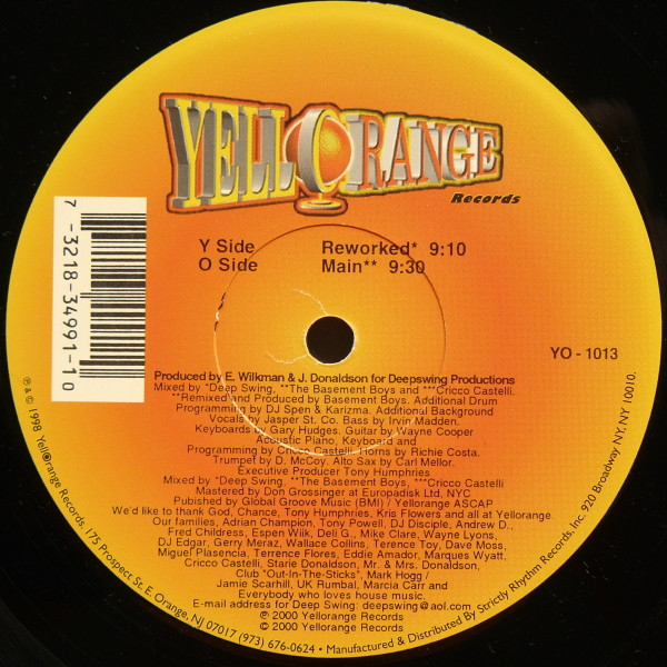 Sunkids Featuring Chance - Rise Up | Yellorange (YO-1013) - 3