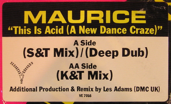 Maurice Joshua - This Is Acid (A New Dance Craze) | Vendetta Records (VE 7016) - 4