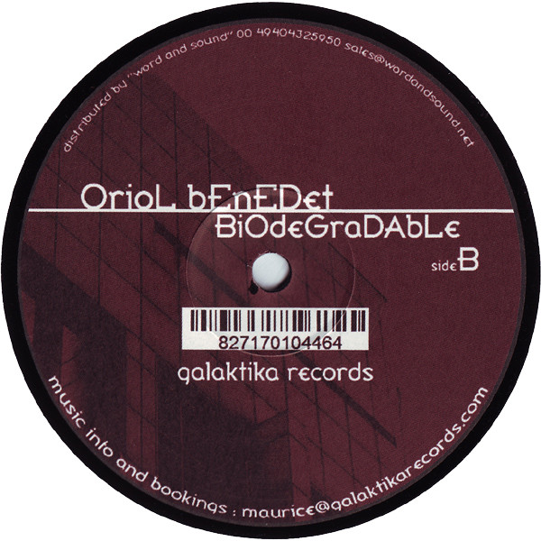 Oriol Benedet - Genètica EP | Galaktika Records (glk003) - 3