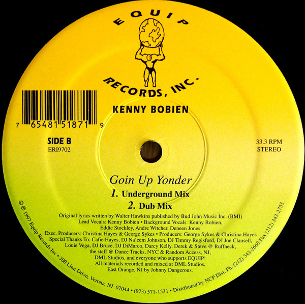 Kenny Bobien - Goin Up Yonder | Equip Records (ERI9702)
