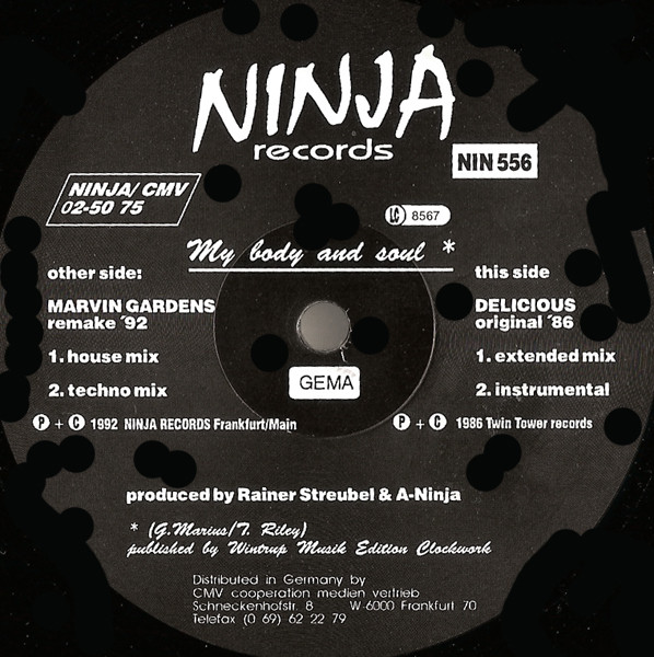 Marvin Gardens - My Body And Soul | Ninja Records (NIN 556) - main Marvin Gardens - My Body And Soul | Ninja Records (NIN 556) - main