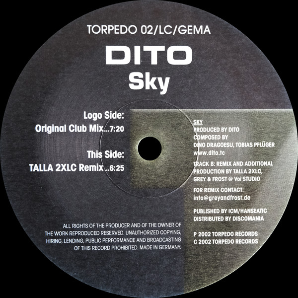Dito - Sky | Torpedo Records (TORPEDO 02) - main