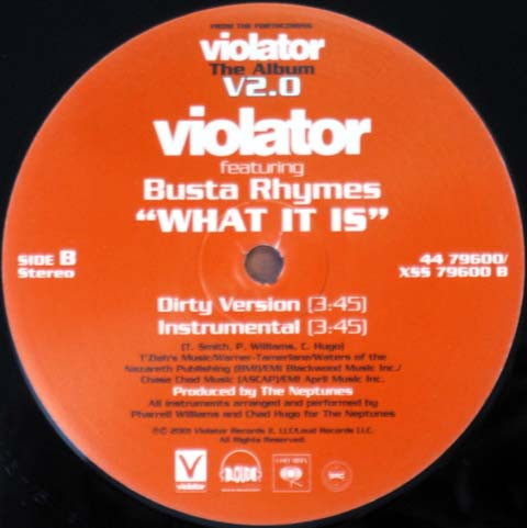 Violator  &  Busta Rhymes - What It Is | Violator (44 79600) - 2
