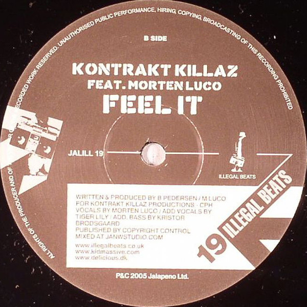 Kontrakt Killaz vs. Delicious Feat. Tiger Lily / Kontrakt Killaz Feat. Morten Luco - Tonite / Feel It | Illegal Beats (JALILL 19) - 2