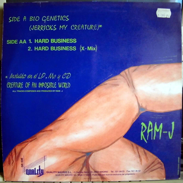 Ram-J - Bio Genetics (Jerricks My Creature) | Quality Madrid (QR 036) - 2