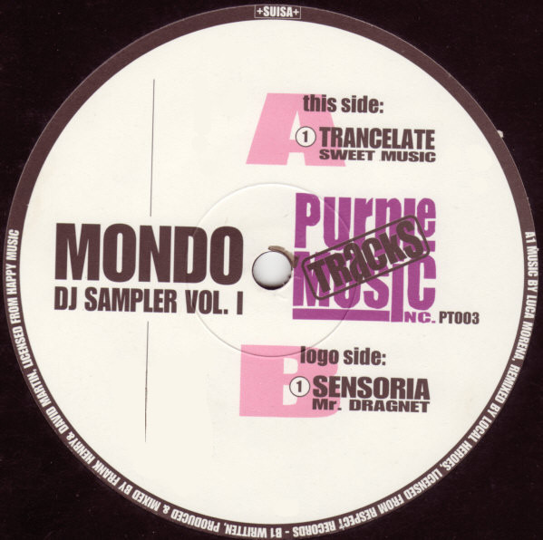 Trancelate / Sensoria - Mondo DJ Sampler Vol. I | Purple Tracks (PT 003) - main
