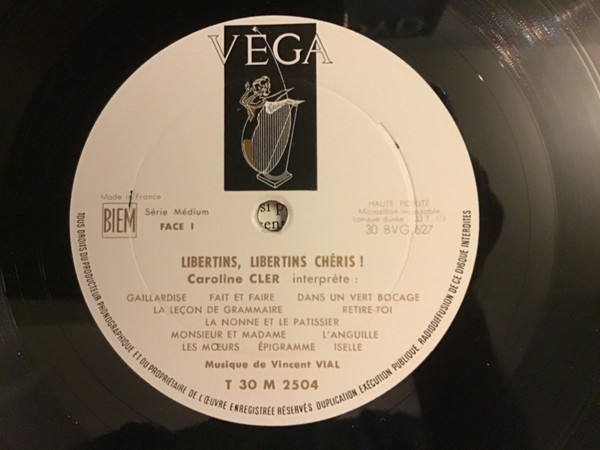 Caroline Cler - Libertins, Libertins Chéris! | Vega (T 30 M 2504) - 3 Caroline Cler - Libertins, Libertins Chéris! | Vega (T 30 M 2504) - 3