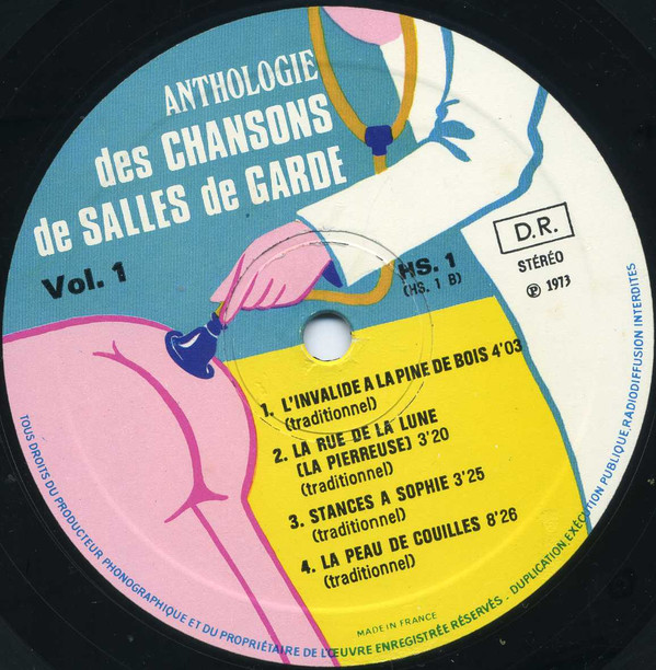 Unknown Artist - Anthologie Illustrée Des Chansons De Salles De Garde - Volume 1 | Not On Label (HS.1) - 3 Unknown Artist - Anthologie Illustrée Des Chansons De Salles De Garde - Volume 1 | Not On Label (HS.1) - 3