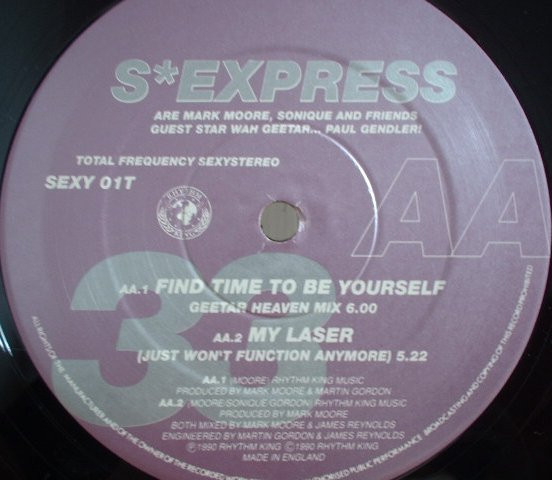 S'Express - Nothing To Lose | Rhythm King (SEXY 01T) - 4 S'Express - Nothing To Lose | Rhythm King (SEXY 01T) - 4
