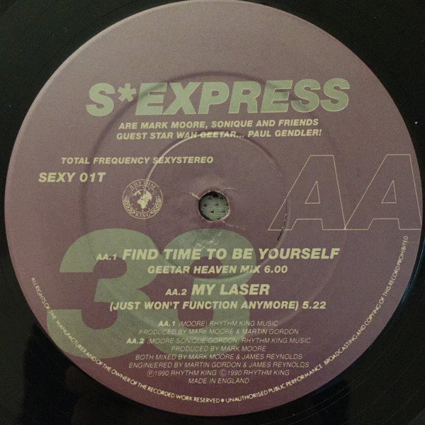 S'Express - Nothing To Lose | Rhythm King (SEXY 01T) - 6 S'Express - Nothing To Lose | Rhythm King (SEXY 01T) - 6