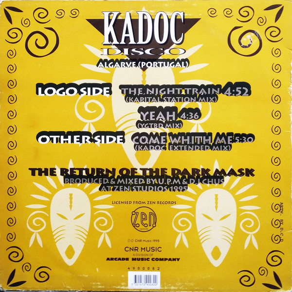 Kadoc - The Return Of The Dark Mask | CNR Music (4900082) - 2
