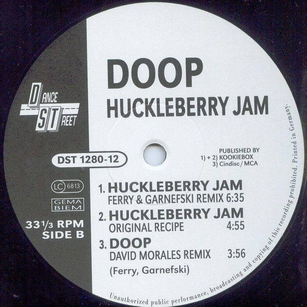 Doop - Huckleberry Jam | Dance Street (DST 1280-12) - 3