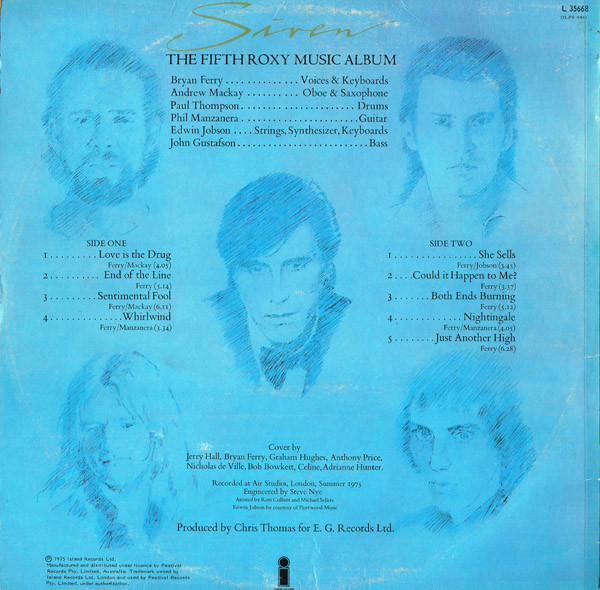 Roxy Music - Siren | Island Records (L 35668) - 2